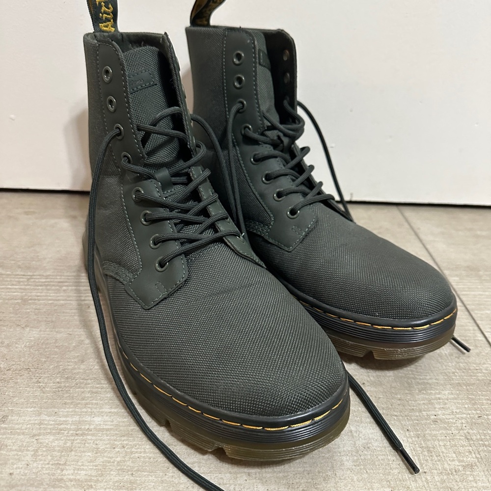 Dr. Martens Men's Dark Gray Boots